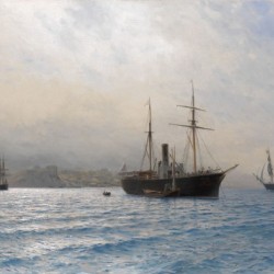 Ships on a Calm Sea